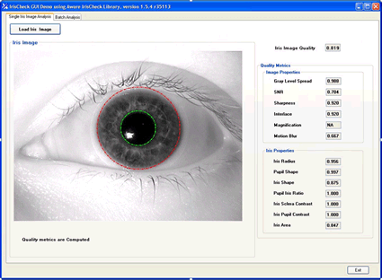 IrisCheck Screenshot