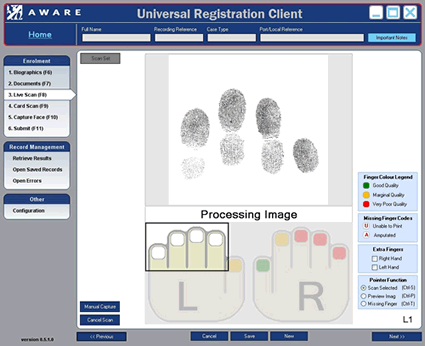 URC Screenshot