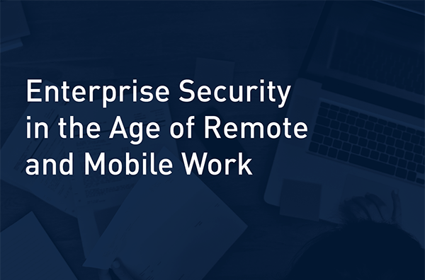 Enterprise Security in the Age of Remote and Mobile Work