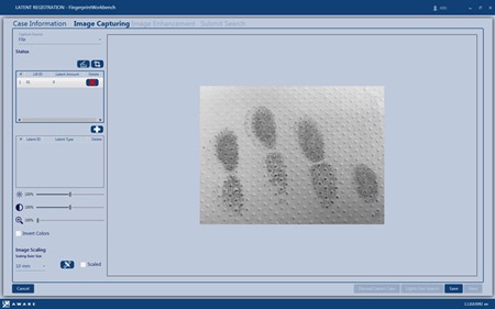 Latent fingerprint enrollment