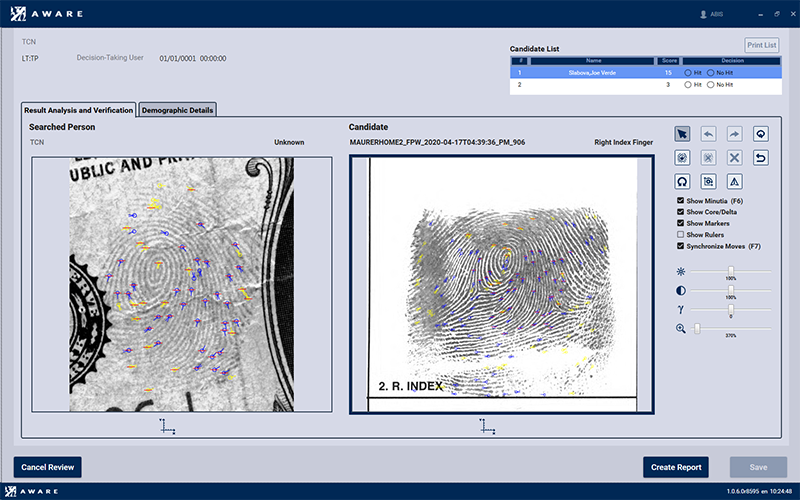 Latent search results analysis and verification