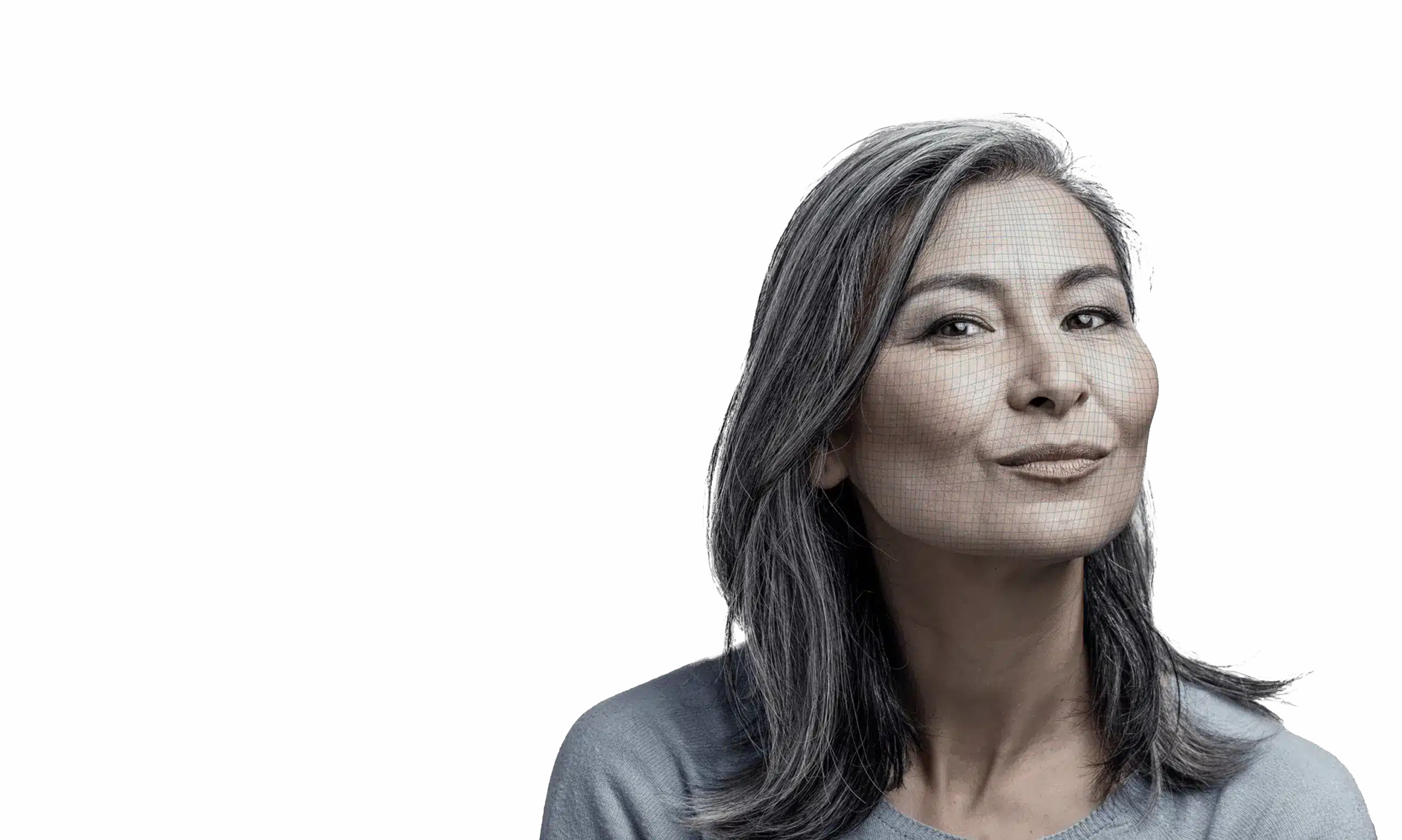 Mulher confiante – biometria segura